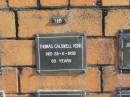 
Thomas Caldwell KERR
25-6-1956
69 yrs
Sherwood (Anglican) Cemetery, Brisbane
