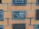 
William John EVANS
24-2-73
78 yrs

Sherwood (Anglican) Cemetery, Brisbane
