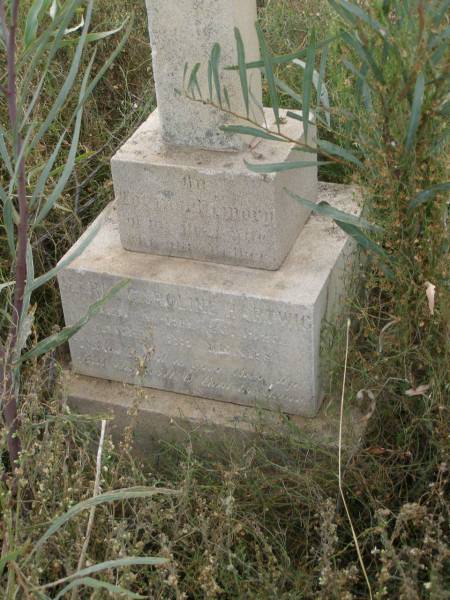 Maria Caroline HARTWIG,  | died 20 April 1923 aged 33 years;  | Silverleigh Lutheran cemetery, Rosalie Shire  | 