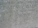 
Victor Henry HARBOURN,
son brother,
died 2 Nov 1957 aged 20 years;
Slacks Creek St Marks Anglican cemetery, Daisy Hill, Logan City
