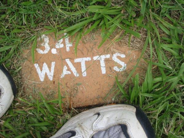 WATTS;  | Slacks Creek St Mark's Anglican cemetery, Daisy Hill, Logan City  | 