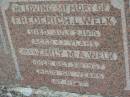 
Frederich L WELK
2 Jul 1918, aged 47
Emily M A WELK
28 Oct 1937, aged 58
Stone Quarry Cemetery, Jeebropilly, Ipswich
