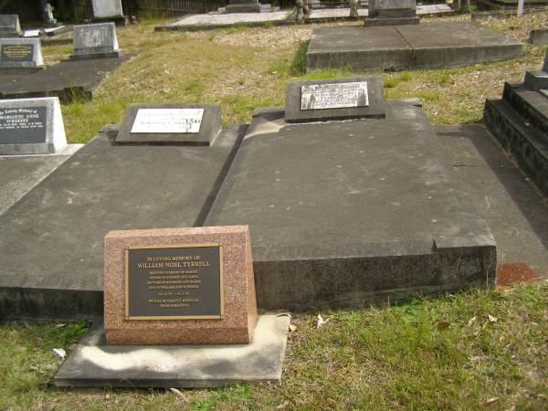 William Noel TYRRELL,  | husband of Dianne,  | father of Andrew & Jason,  | brother of Raymond & Marie,  | son of William & Winifred,  | 24-12-35 - 25-2-02;  | Tallebudgera Catholic cemetery, City of Gold Coast  | 