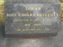 
Edward Sweetman DOLAN,
son of Ethel & Tom,
1916 - 2000;
Tallebudgera Catholic cemetery, City of Gold Coast
