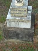 
Simon VEIVERS
Jan 1920
aged 8 weeks

Tamborine Catholic Cemetery, Beaudesert

