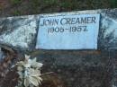 
John CREAMER
B: 1905
D: 1957

Tamborine Catholic Cemetery, Beaudesert

