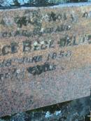
Clarence Bede DELORE,
died 18 June 1958 aged 71 years,
husband;
Tea Gardens cemetery, Great Lakes, New South Wales
