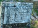 
Ernest William HOLBERT,
son brother,
died 4 Aug 1953 aged 50 years;
Tea Gardens cemetery, Great Lakes, New South Wales
