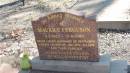 
Maurice FERGUSON
b: 8 Sep 1922
d: 15 Jun 2000 aged 77
husband of Marjorie
father of Jim, Lyn, Karen

Marjory Jean FERGUSON
b: 21 Dec 1925
d: 11 Jun 2007

The Gums Cemetery
