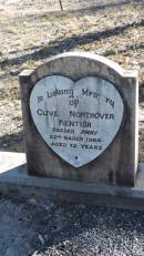 
Clive Northover KENTISH
d: 22 Mar 1964 aged 72

The Gums Cemetery
