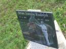 
Brian Stanley RUDOLPH,
27-6-1939 - 06-02-2006;
Tiaro cemetery, Fraser Coast Region
