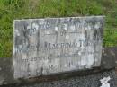 
Mary Macrina TURNER,
died 29 Dec 1959 aged 76 years;
Tiaro cemetery, Fraser Coast Region
