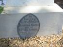 
Richard Massie son of R.T. & A.M. JEFFERIES died 3 Dec 1877,
Tingalpa Christ Church (Anglican) cemetery, Brisbane
