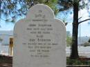 
John STANTON died 26 July 1903 aged 83 years,
Ann STANTON died 15 Nov 1914 aged 92 years,
Tingalpa Christ Church (Anglican) cemetery, Brisbane

