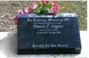
In loving memory of our beloved mother and omar 
Dawn F SAYERS 
(daughter of Theresa Stanley)
16 Jul 1932 - 6 Sep 2004
Tingalpa Christ Church (Anglican) cemetery, Brisbane

