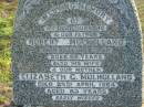 
Robert MULHOLLAND
d: 28 July 1952 age 65
Elizabeth C MULHOLLAND
d: 25 Apr 1968 aged 83
Toogoolawah Cemetery, Esk shire
