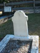 
Angela SCHMIDT
Died 4th March 1922
aged 8 months

Tygum Pioneer Cemetery, Logan City 
