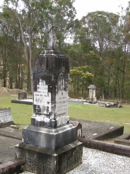 Patrick AUSTIN,  | brother,  | died 5 June 1917 aged 78 years;  | William,  | brother,  | died 26 May 1921 aged 84 years;  | Upper Coomera cemetery, City of Gold Coast  | 