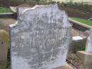 
James Patrick ODEMPSEY,
died 30 May 1908 aged 16 years;
Upper Freestone Cemetery, Warwick Shire
