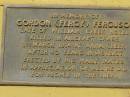 
Gordon (Fergy) FERGUSON,
William Creek,
South Australia

