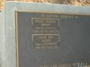 
Philip Joseph POREP
b: 14 Jan 1925, d: 11 Aug 1999
Julie May POREP
b: 28 Oct 1954, d: 5 Jul 1979
Wonglepong cemetery, Beaudesert
