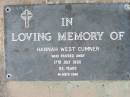 
Hannah West CUMNER,
died 17 July 1990, 82 years;
Woodford Cemetery, Caboolture
