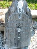 
George Claude FYFE,
died 22 Aug 1912 aged 2 years 10 months;
Woodford Cemetery, Caboolture
