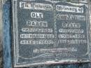 
Ole RAAEN,
died 16 March 1966 aged 81 year;
Amy Eveline RAAEN,
died 5 Oct 1930 aged 39 years;
Woodford Cemetery, Caboolture
