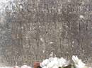 
Jane E ADBETT
1884 ? - 1901
Allan Sylvia Runter
Tin Can Bay  1987 ?
Woodhill cemetery (Veresdale), Beaudesert shire

