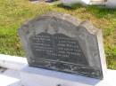 
Ellen Matilda 
(wife of John WILLIS)
d: 15 Apr 1945, aged 85
John WILLIS
d: 19 Aug 1932, aged 78
Woodhill cemetery (Veresdale), Beaudesert shire

