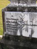 
Daphne Maureen (Manning)
youngest daughter of J W & E Manning
d: 24 Sep 1928, aged 19
Woodhill cemetery (Veresdale), Beaudesert shire

