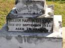 
William Martin Elliott
d: 12 Sep 1935, aged 79
Woodhill cemetery (Veresdale), Beaudesert shire

