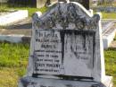 
William James Barnes
31 Jan 1943, aged 76
(infant son) Percy Vincent (Barnes)
13 Aug 1907
Amelia Jane Barnes
20 Oct 1965, aged 92
Woodhill cemetery (Veresdale), Beaudesert shire

