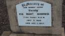 
Eva Mary SHERWIN
b 3 Jul 1880 in Forbes NSW
d: 1 Aug 1957

Yandilla All Saints Anglican Church with Cemetery

