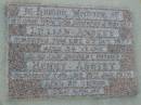 
Lillian ANSTEY,
wife daughter mother,
died 3 Oct 1937 aged 34 years;
Henry ANSTEY,
father,
died 15 Jan 1978 aged 85 years;
Yangan Anglican Cemetery, Warwick Shire
