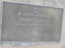 
Thomas JOHNSON,
died 6 Aug 1965 aged 59 years;
Yangan Anglican Cemetery, Warwick Shire
