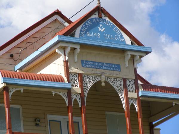 Masonic Lodge;  | Yangan, Warwick Shire  | 