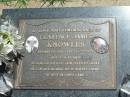 
Clarence James KNOWLES,
died 13-12-2005 aged 78 years;
Yarraman cemetery, Toowoomba Regional Council
