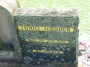 
Doug WEBBER,
died 7 Aug 1986;
Yarraman cemetery, Toowoomba Regional Council
