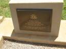 
O.G. CALLAGHAN,
died 10 June 1986 aged 82 years,
husband of Haidee,
father of Susan & David;
Yarraman cemetery, Toowoomba Regional Council
