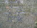 
Elizabeth Ann PIRIE,
mother,
died 29 Jan 1957;
Robert Hill PIRIE,
father,
died 29 Aril 1957;
Alexander L.F. PIRIE,
born Brisbane 18-10-1913,
died Sandgate 7-6-2003;
Jessie Eileen PIRIE (nee LOUGHEED),
born Yarraman 26-3-1912,
died Sandgate 7-5-1998;
Yarraman cemetery, Toowoomba Regional Council
